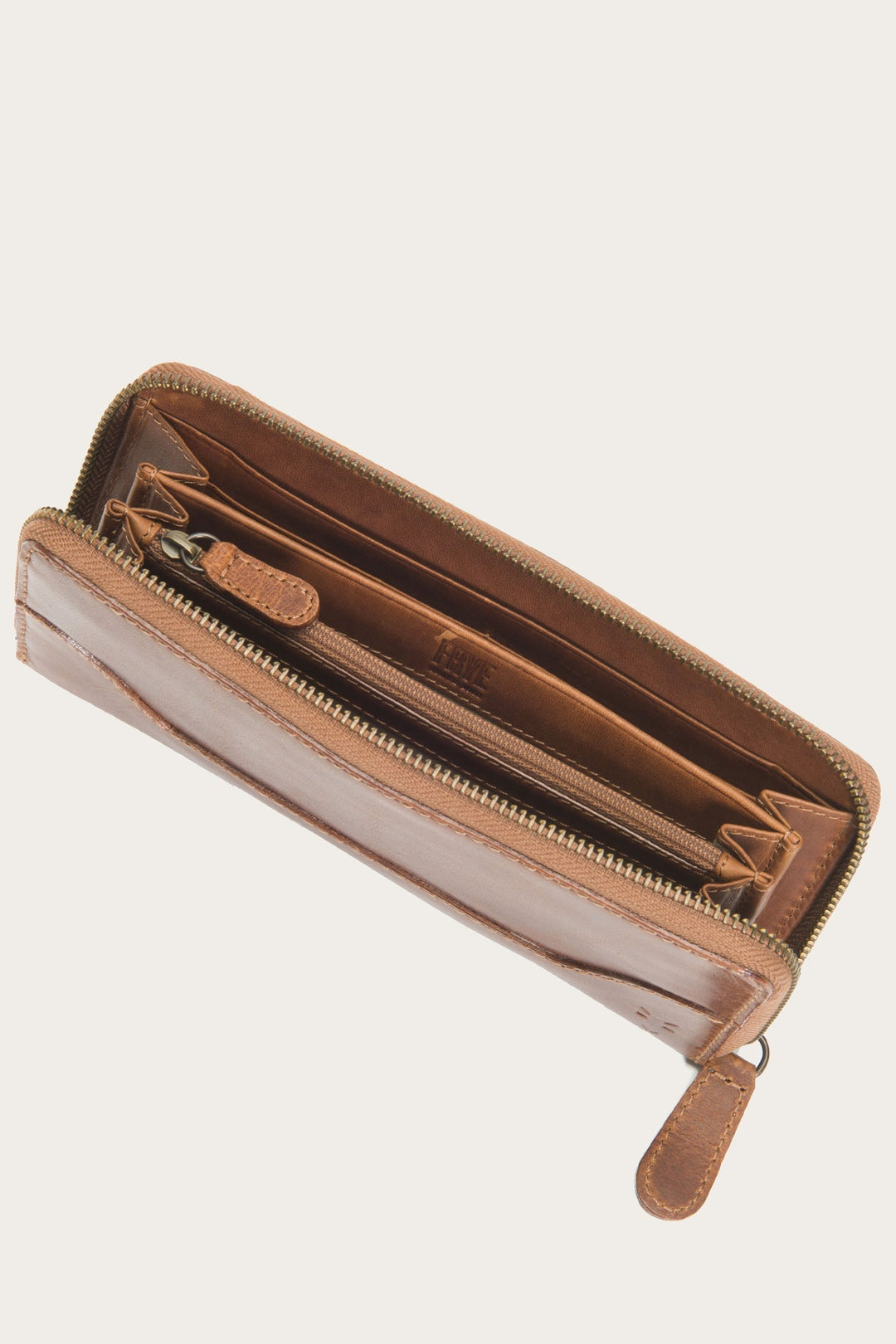 Frye Latest - Melissa Cognac Zip Wallet