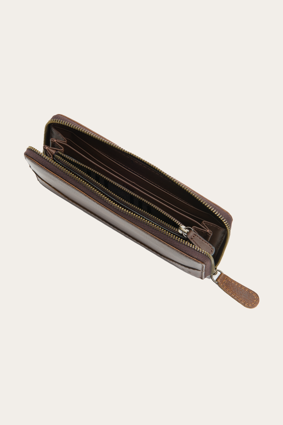Frye Special Offer - Melissa Dark Brown Zip Wallet