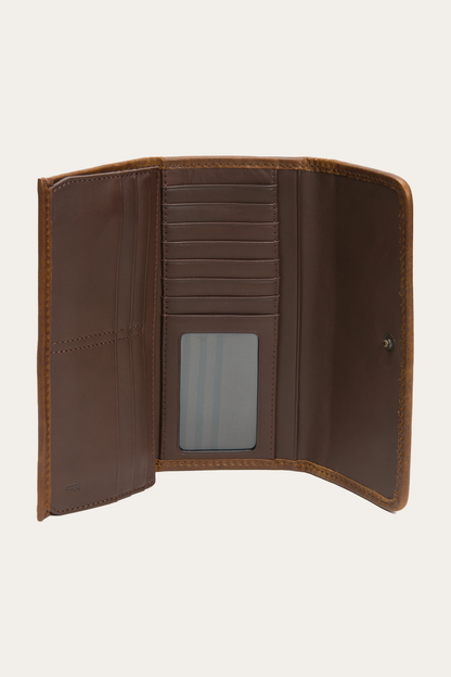 Frye Customer Favorite - Melissa Dark Brown Wallet