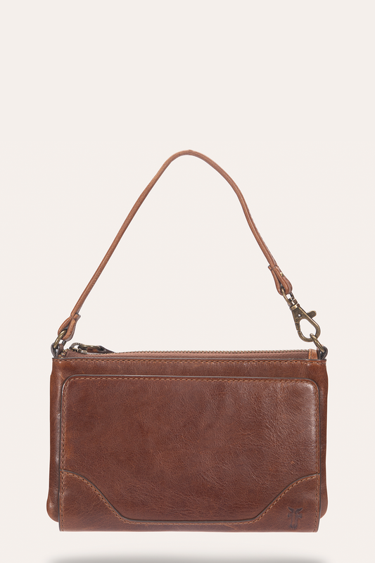Frye Sale - Melissa Convertible Wristlet Wallet in Cognac