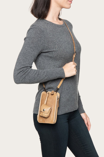 Frye Hot Sale - Melissa Beige 3 In 1 Crossbody