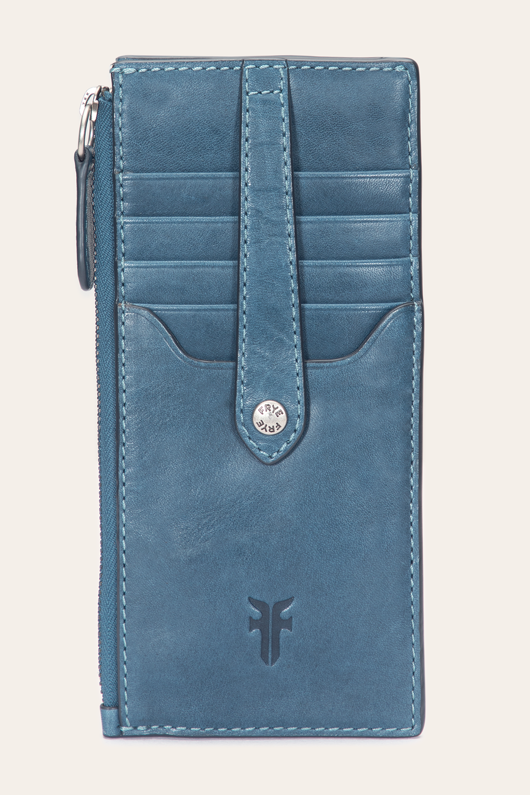Frye Discount - Melissa Steel Snap Card Wallet