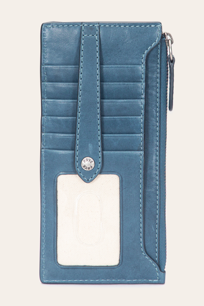 Frye Discount - Melissa Steel Snap Card Wallet