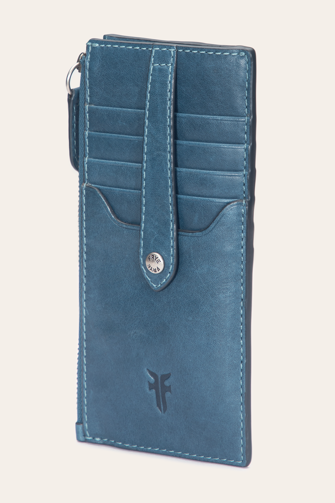 Frye Discount - Melissa Steel Snap Card Wallet