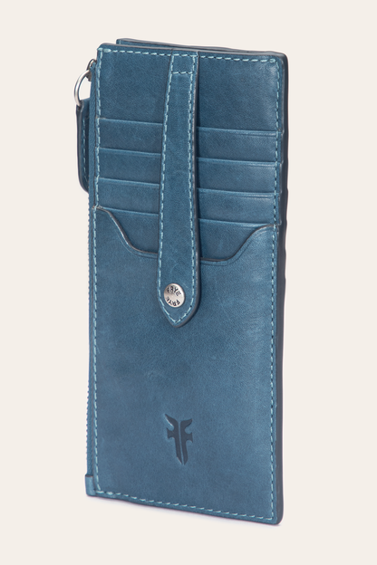 Frye Discount - Melissa Steel Snap Card Wallet