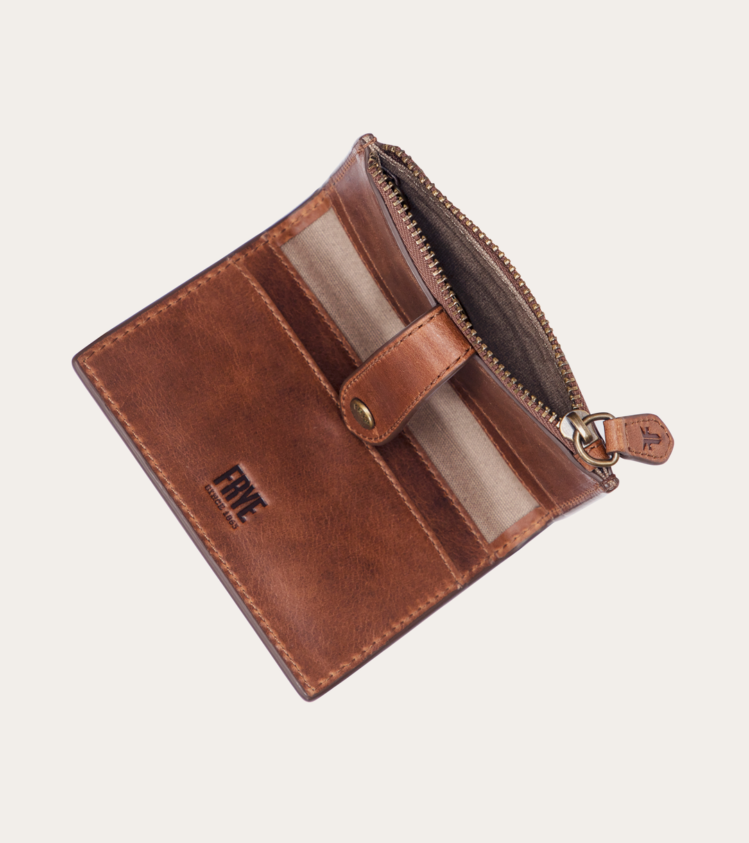 Frye Featured - Melissa Cognac Coin Purse
