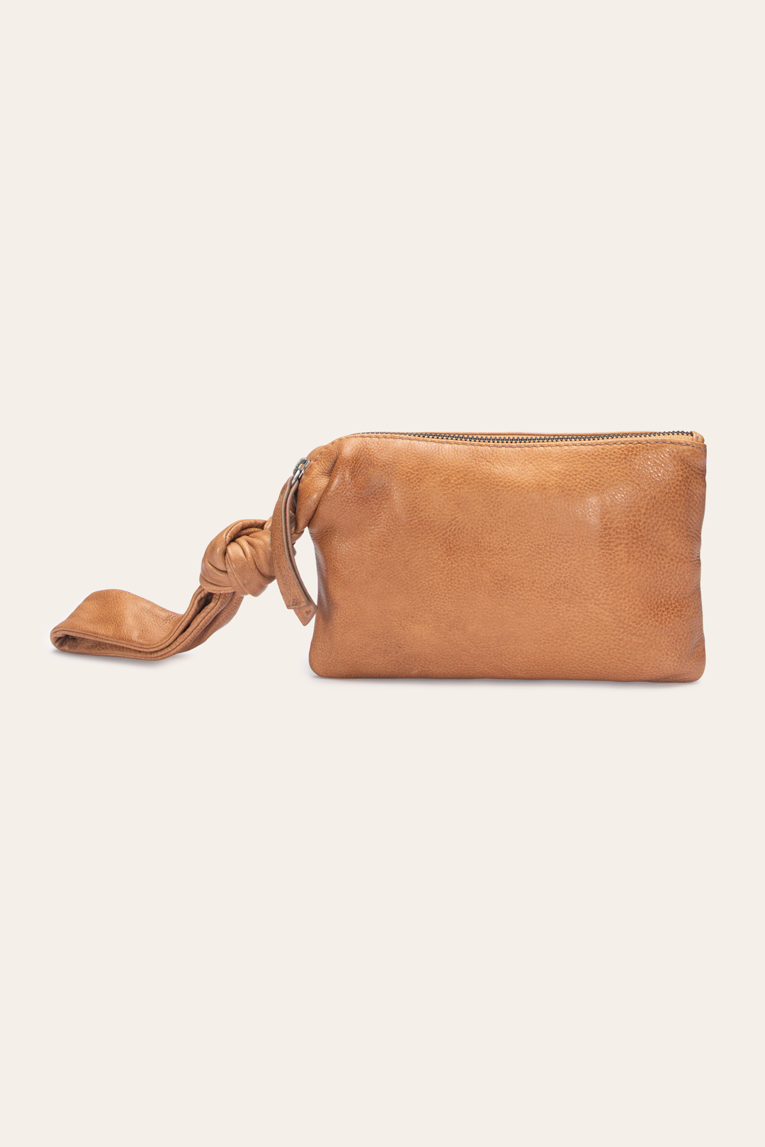 Frye New - Nora Beige Knotted Wristlet