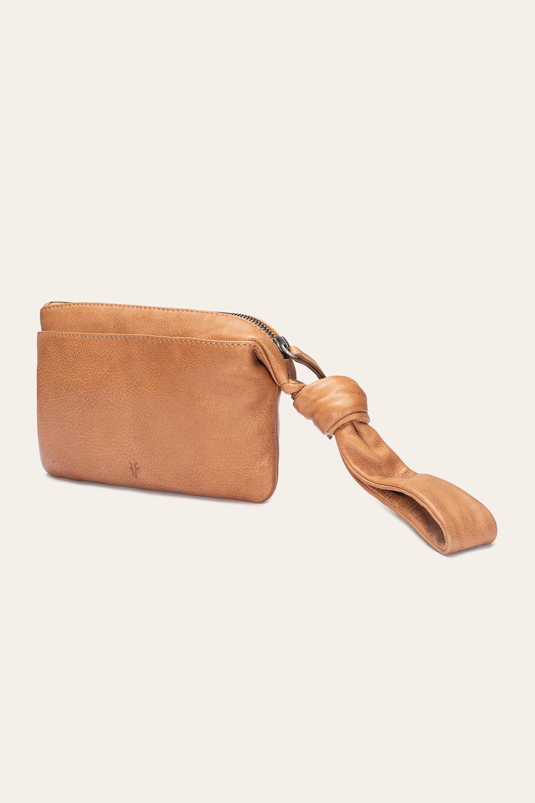 Frye New - Nora Beige Knotted Wristlet