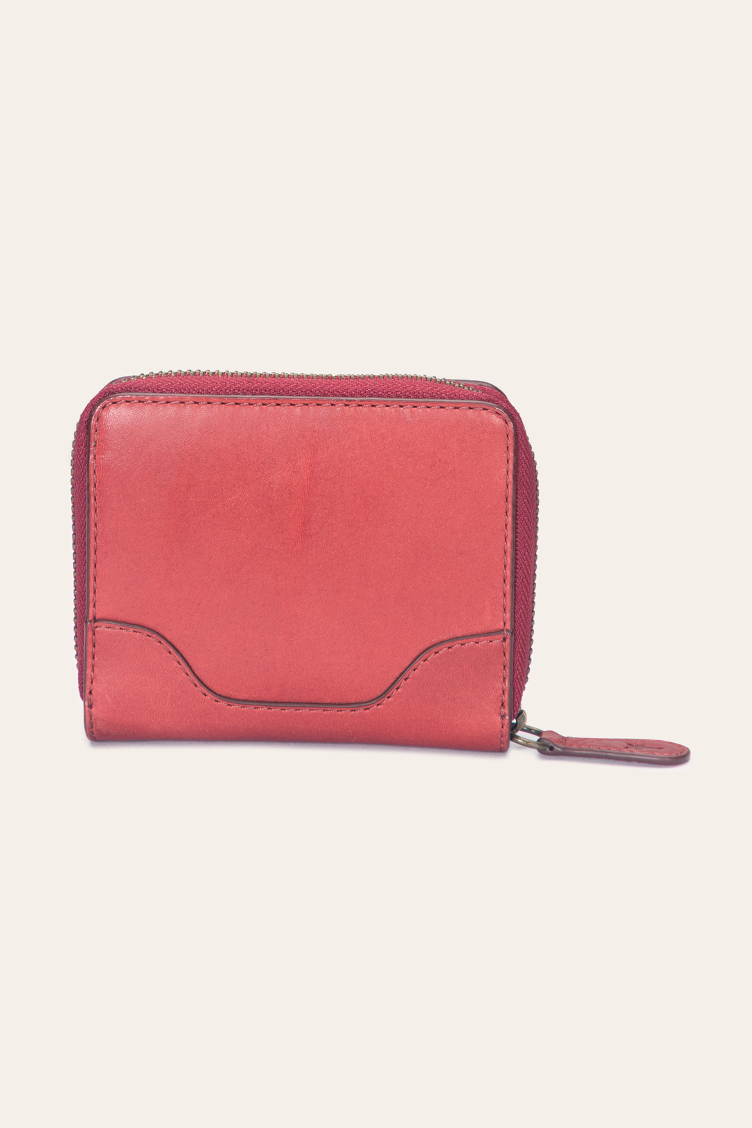 Frye Hot Sale - Melissa Burgundy Small Zip Around
