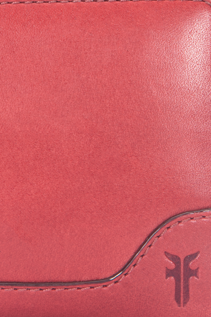 Frye Hot Sale - Melissa Burgundy Small Zip Around