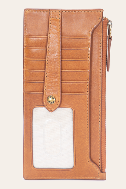 Frye Top Pick - Melissa Burnt Terracotta Snap Card Wallet