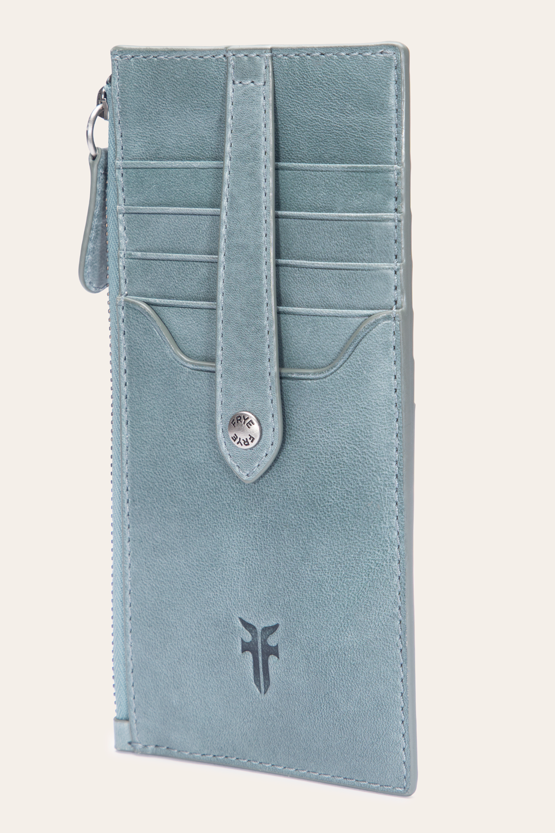 Frye Essential - Melissa Sky Blue Snap Card Wallet