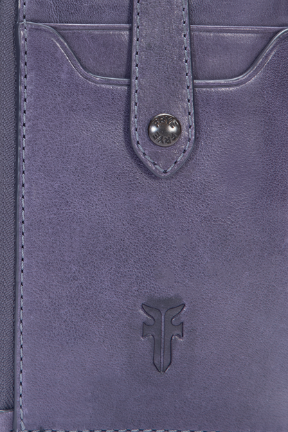 Frye Hot Sale - Melissa Eggplant Snap Card Wallet