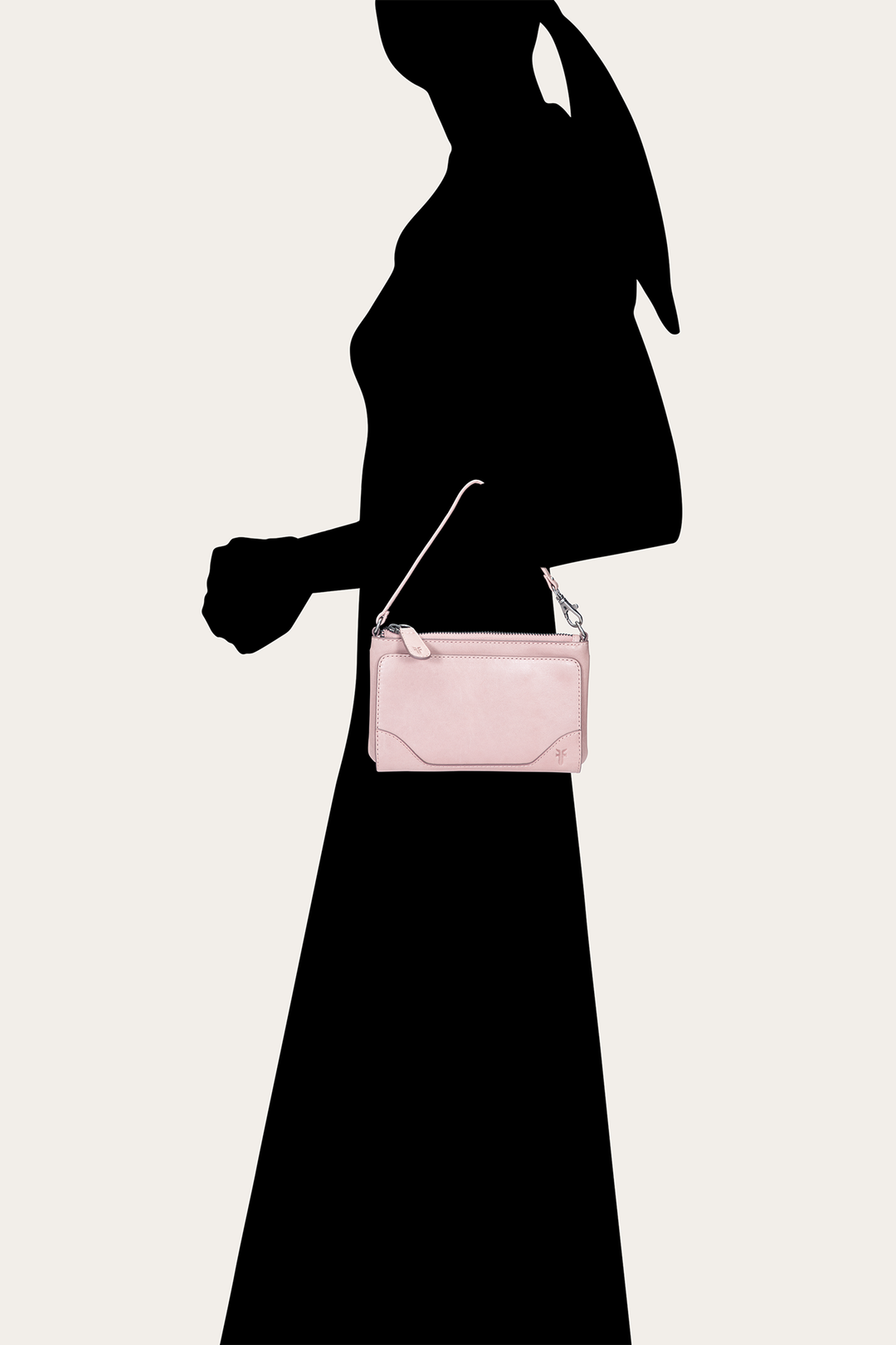 Frye Essential - Melissa Convertible Wristlet Wallet in Woodrose
