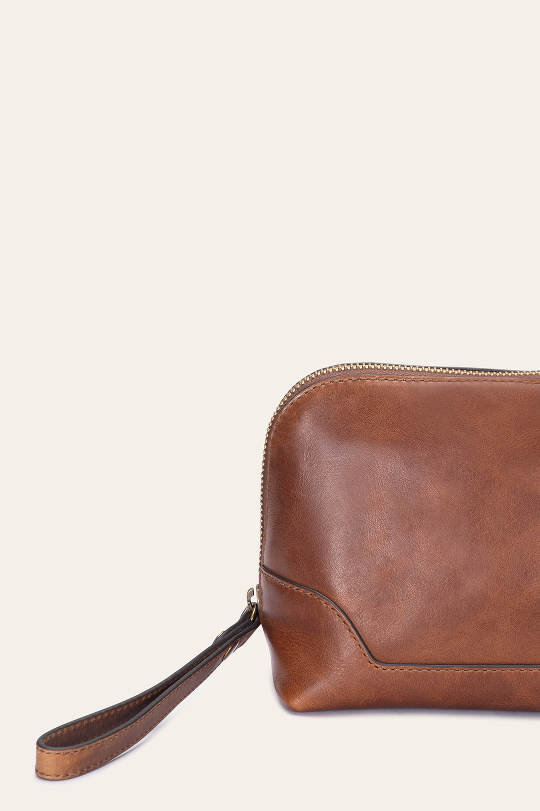 Frye Recommended - Melissa Cognac Carry All Clutch