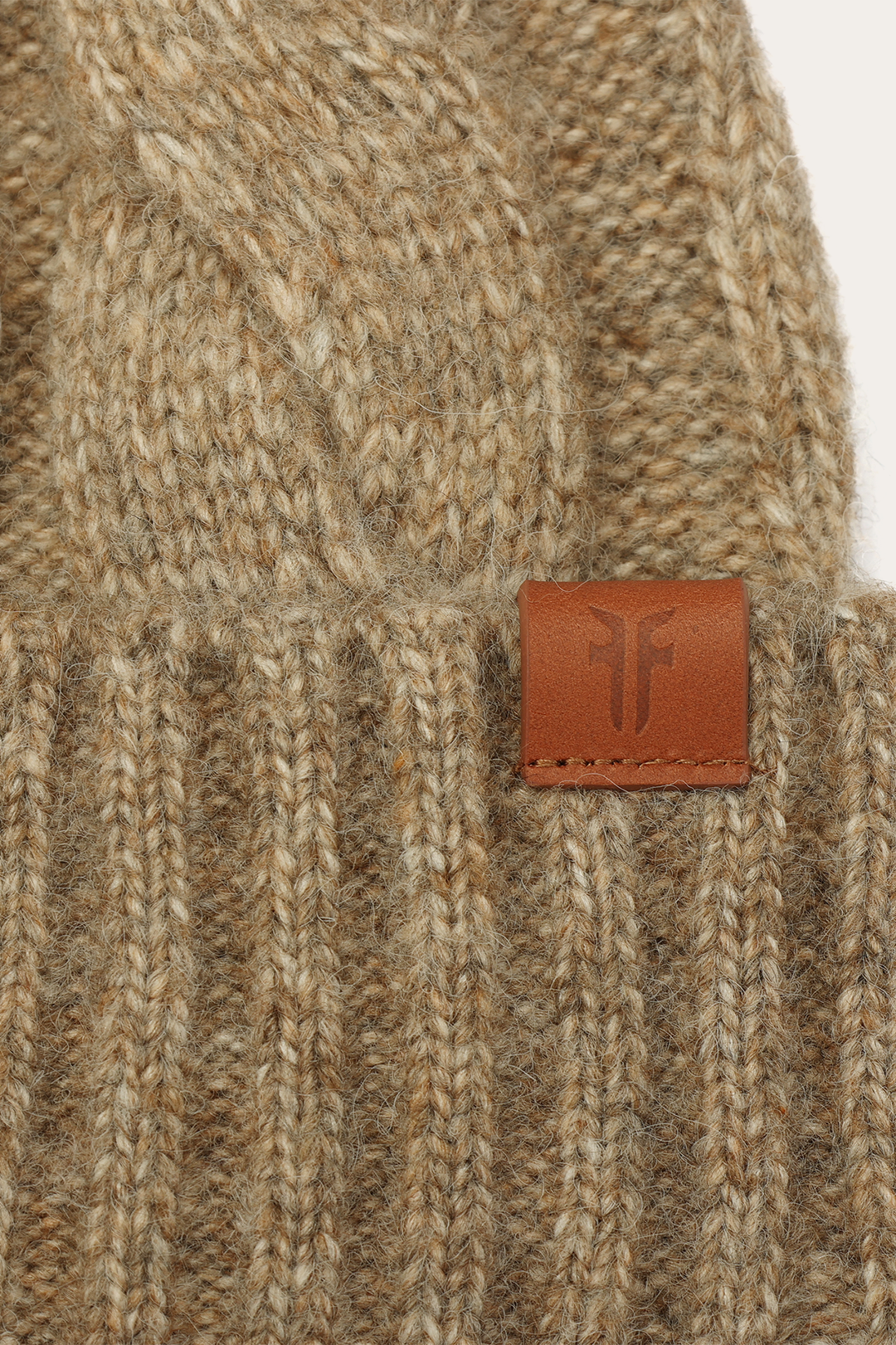Frye Hot Sale - Burnt Olive Wide Cable Cuff Hat