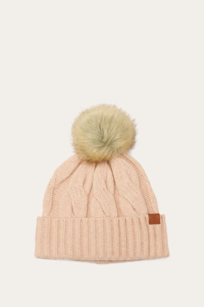 Frye Great Value - Rose Cloud Wide Cable Cuff Hat