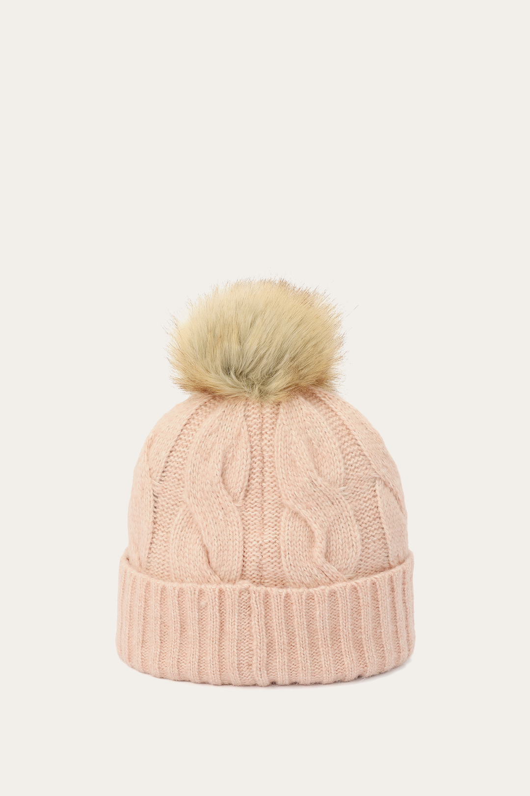Frye Great Value - Rose Cloud Wide Cable Cuff Hat