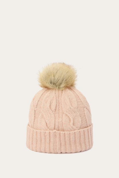 Frye Great Value - Rose Cloud Wide Cable Cuff Hat