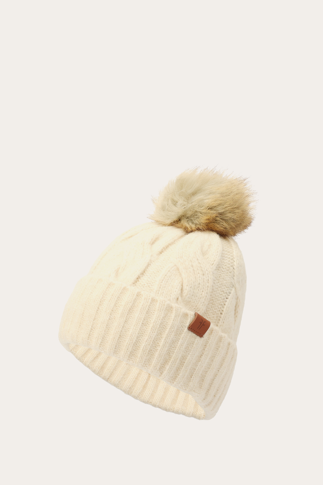 Frye Trending - Birch Wide Cable Cuff Hat
