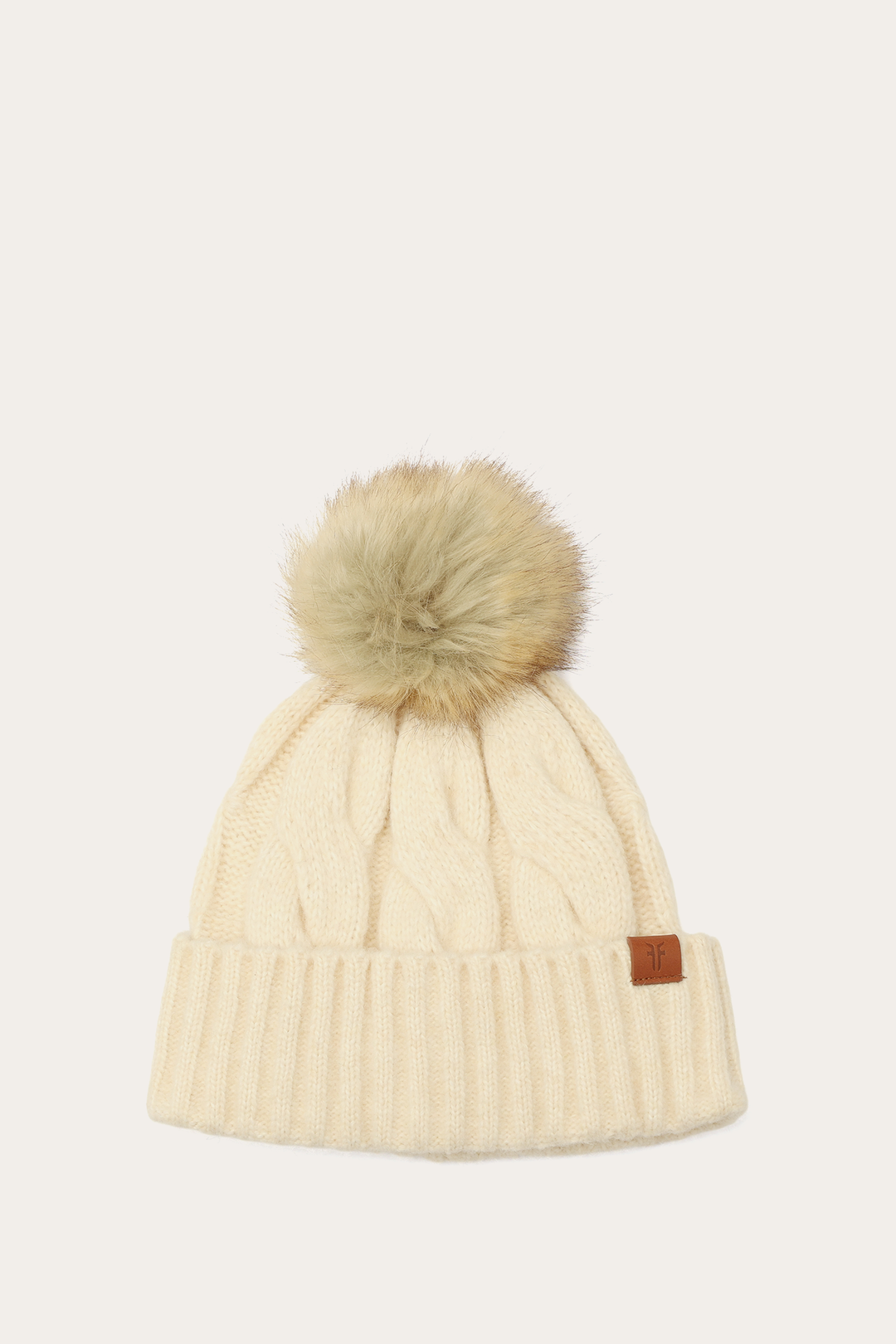 Frye Trending - Birch Wide Cable Cuff Hat