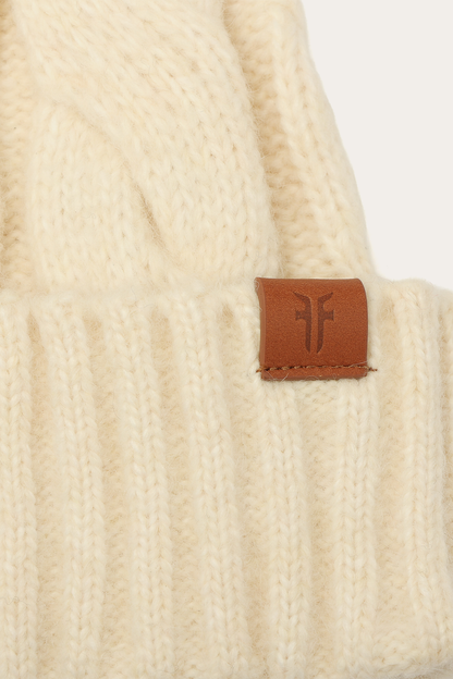 Frye Trending - Birch Wide Cable Cuff Hat