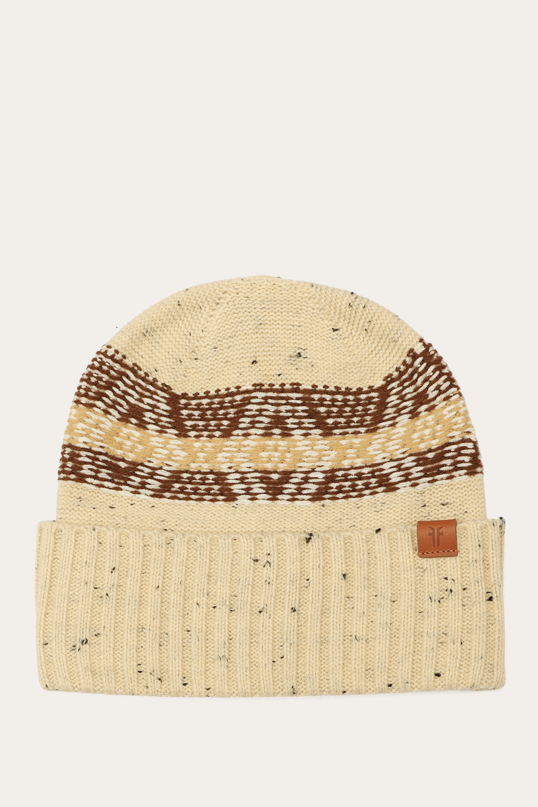 Frye Featured - Birch Tweed Fair Isle Cuff Hat