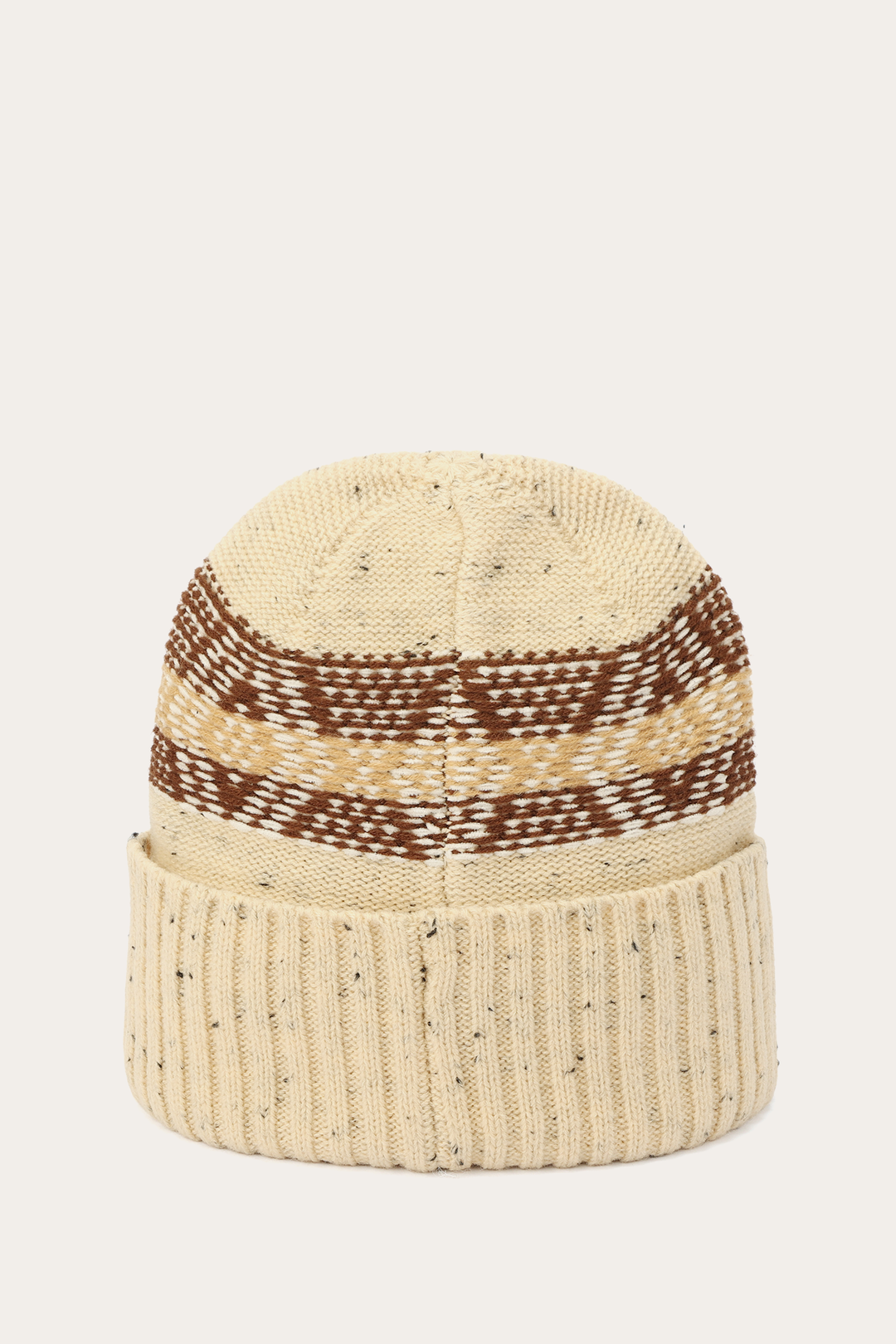 Frye Featured - Birch Tweed Fair Isle Cuff Hat