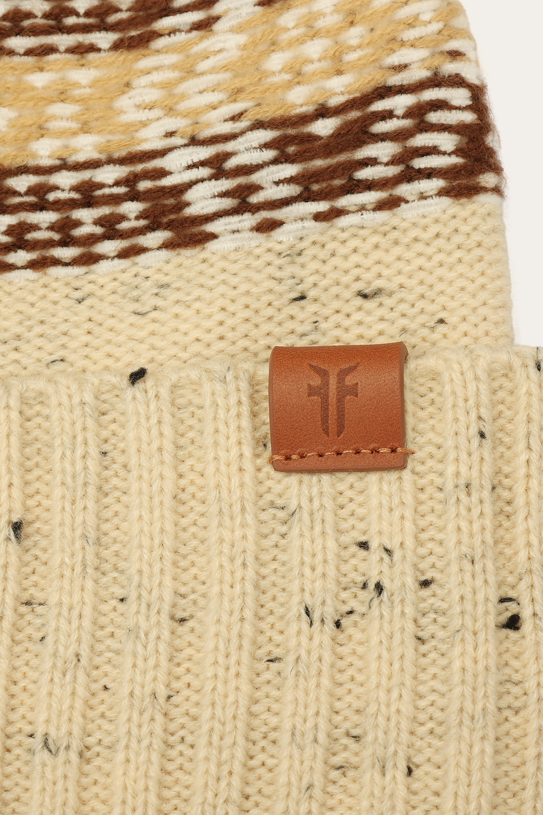 Frye Featured - Birch Tweed Fair Isle Cuff Hat