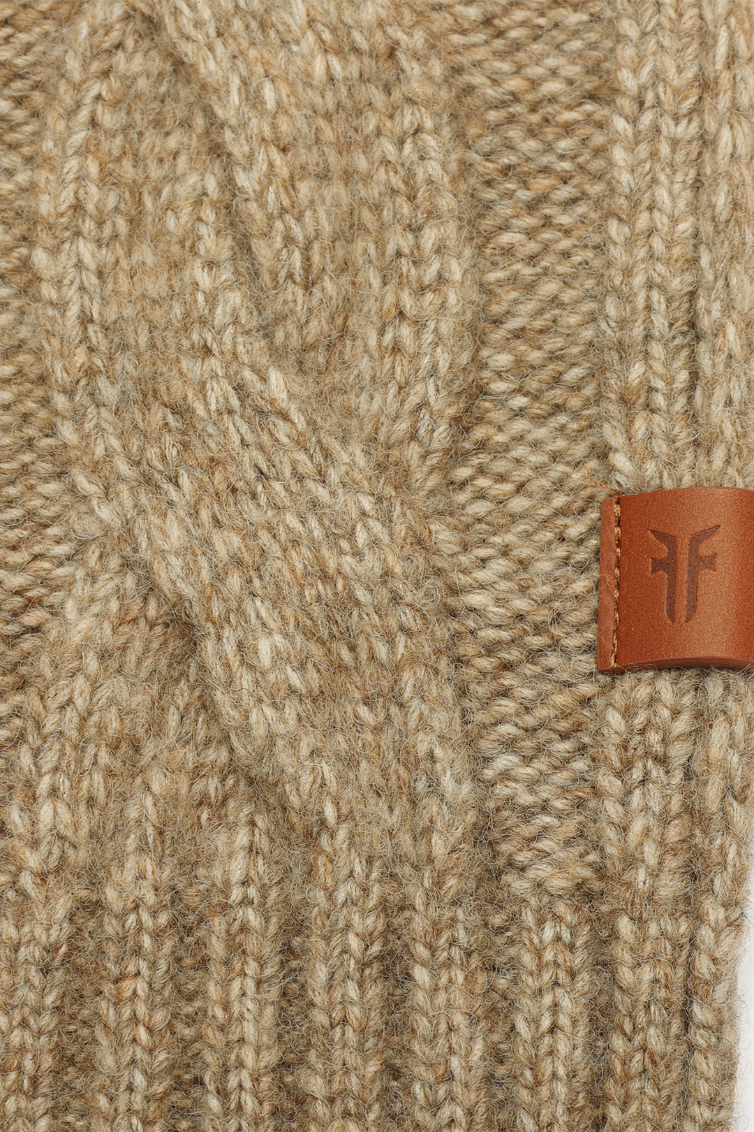 Frye Customer Favorite - Burnt Olive Wide Cable Scarf