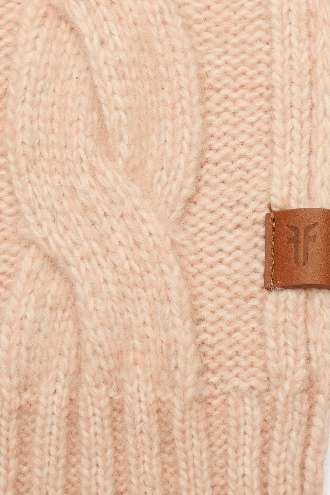 Frye Recommended - Rose Cloud Wide Cable Scarf