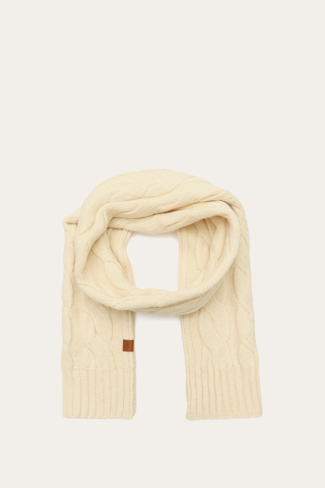 Frye Trusted - Birch Wide Cable Scarf