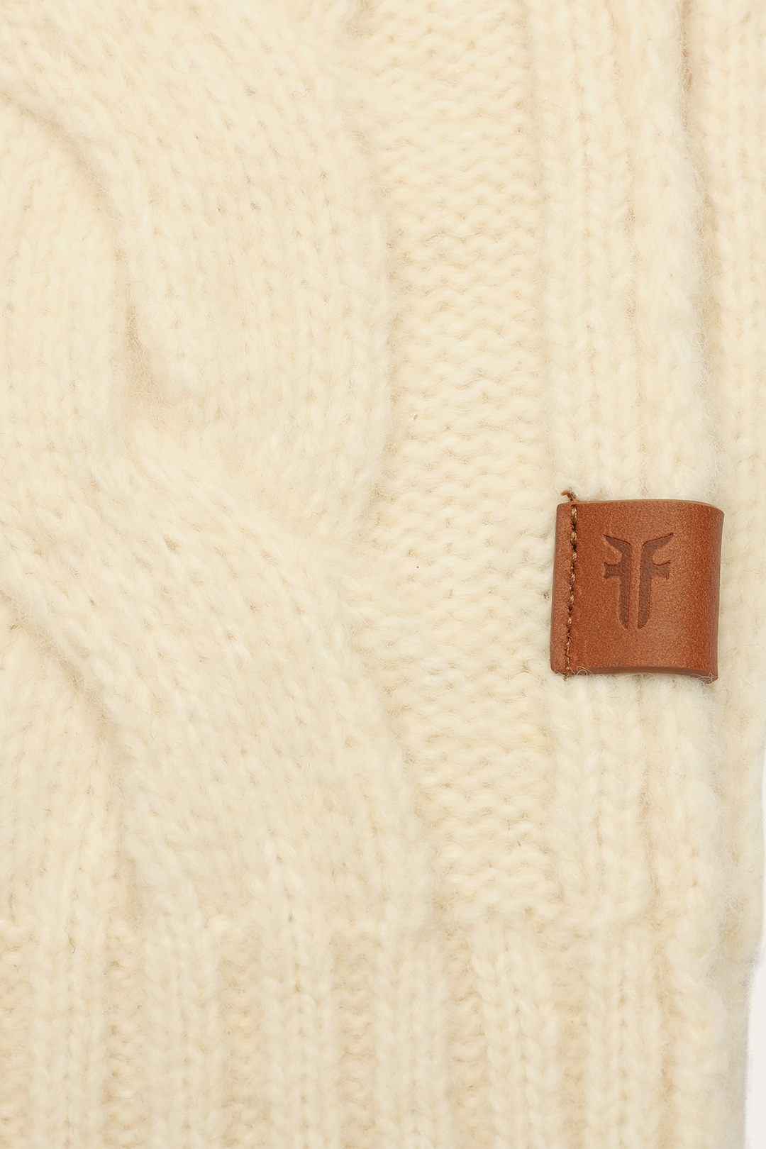 Frye Trusted - Birch Wide Cable Scarf