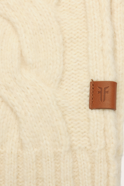 Frye Trusted - Birch Wide Cable Scarf