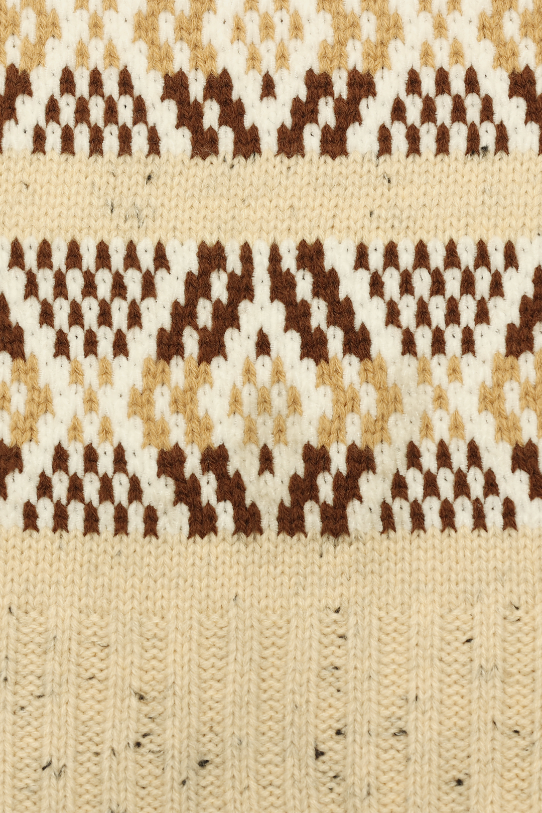 Frye Premium - Birch Tweed Fair Isle Scarf
