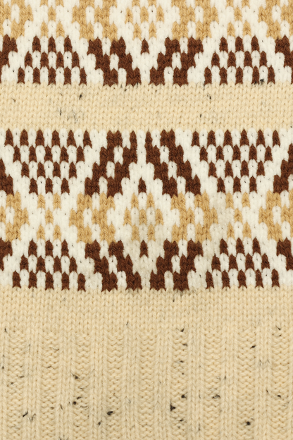 Frye Premium - Birch Tweed Fair Isle Scarf