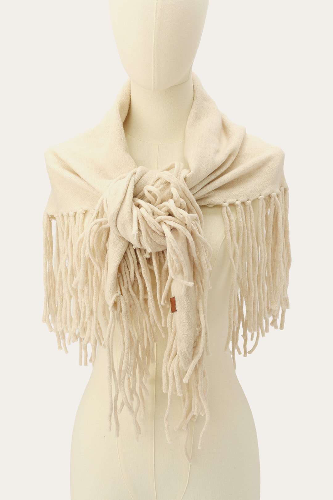 Frye Best Price - Birch Long Fringe Triangle Scarf