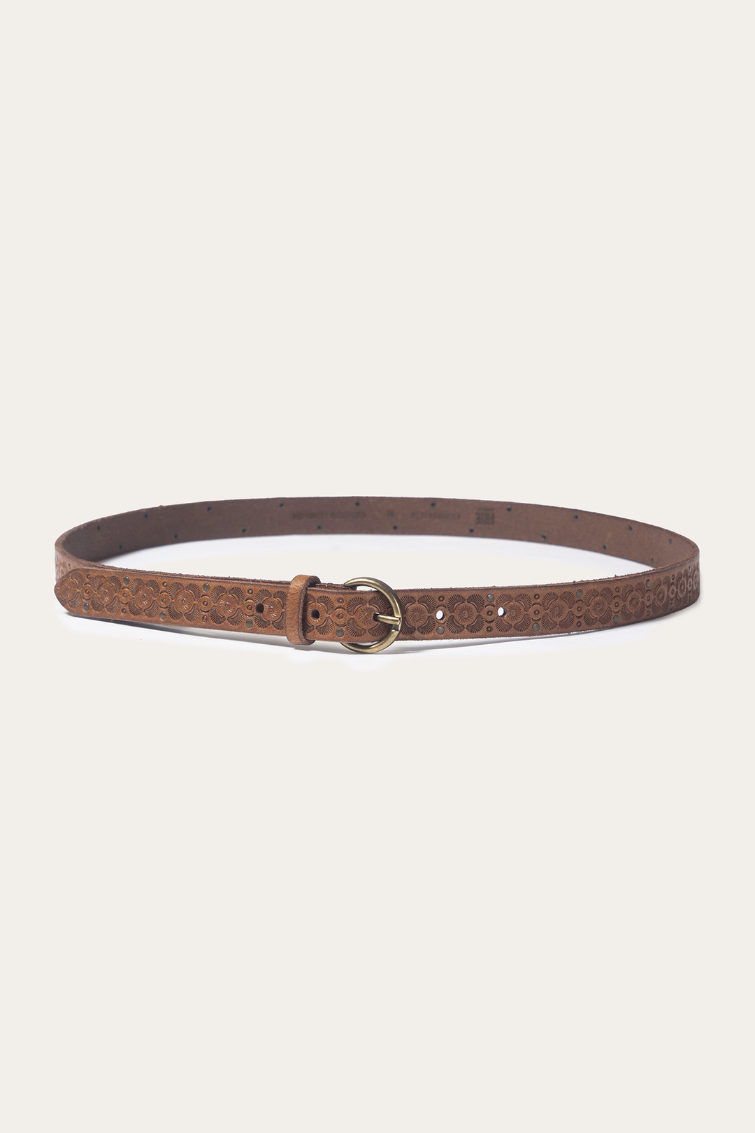 Frye Great Value - Light Whiskey 20mm Tooling & Stud Belt