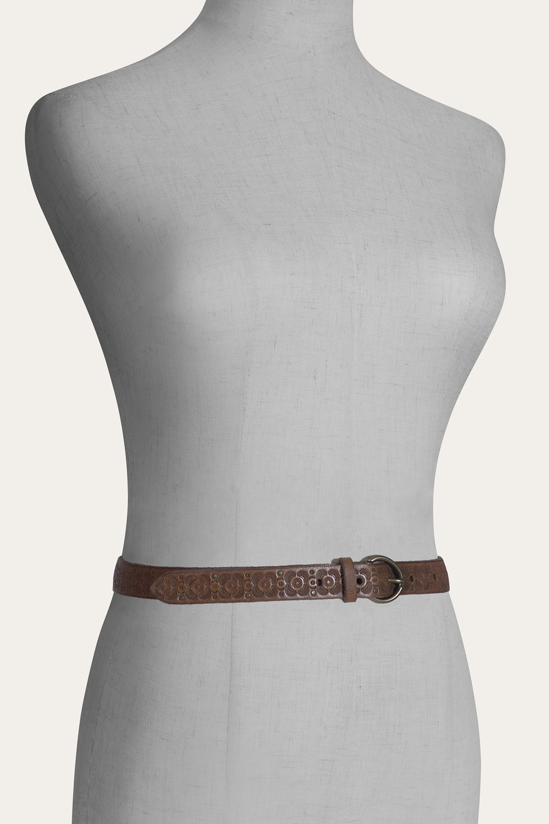 Frye Great Value - Light Whiskey 20mm Tooling & Stud Belt