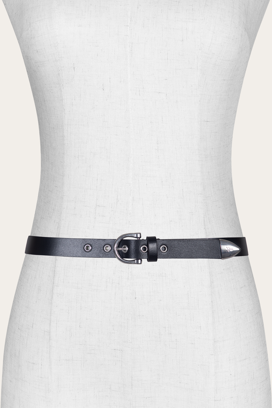Frye Quality - Women’s Black 25mm Horseshoe Buckle Belt