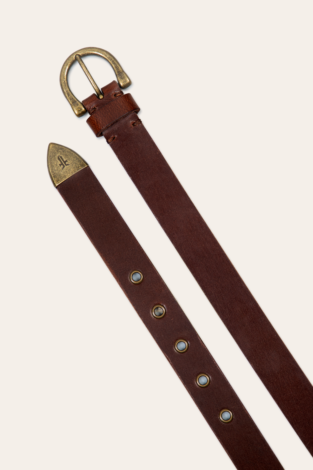 Frye Quality - Women’s Tan 25mm Horseshoe Buckle Belt