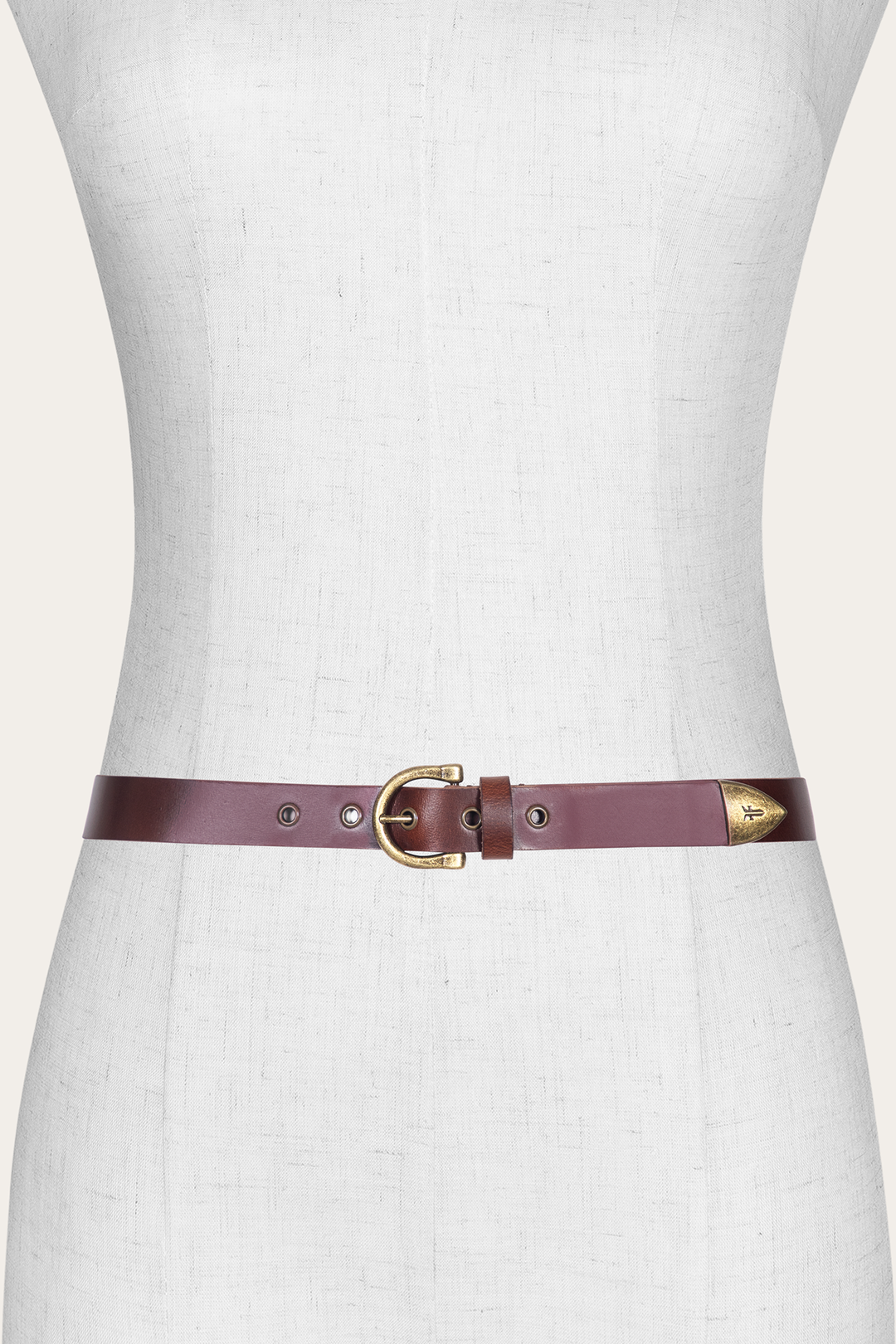 Frye Quality - Women’s Tan 25mm Horseshoe Buckle Belt