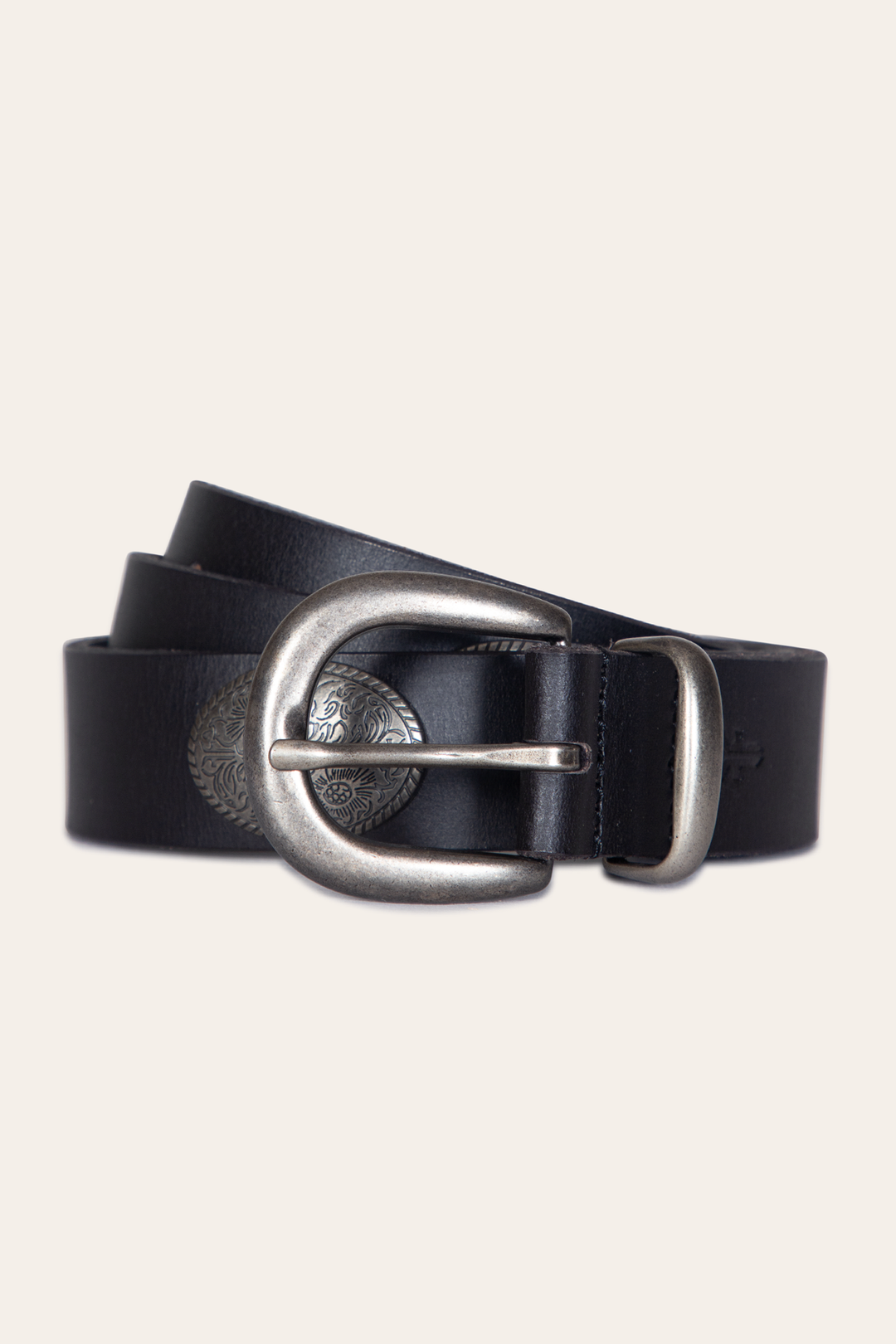 Frye Latest - Women’s Black 30mm Concho Belt