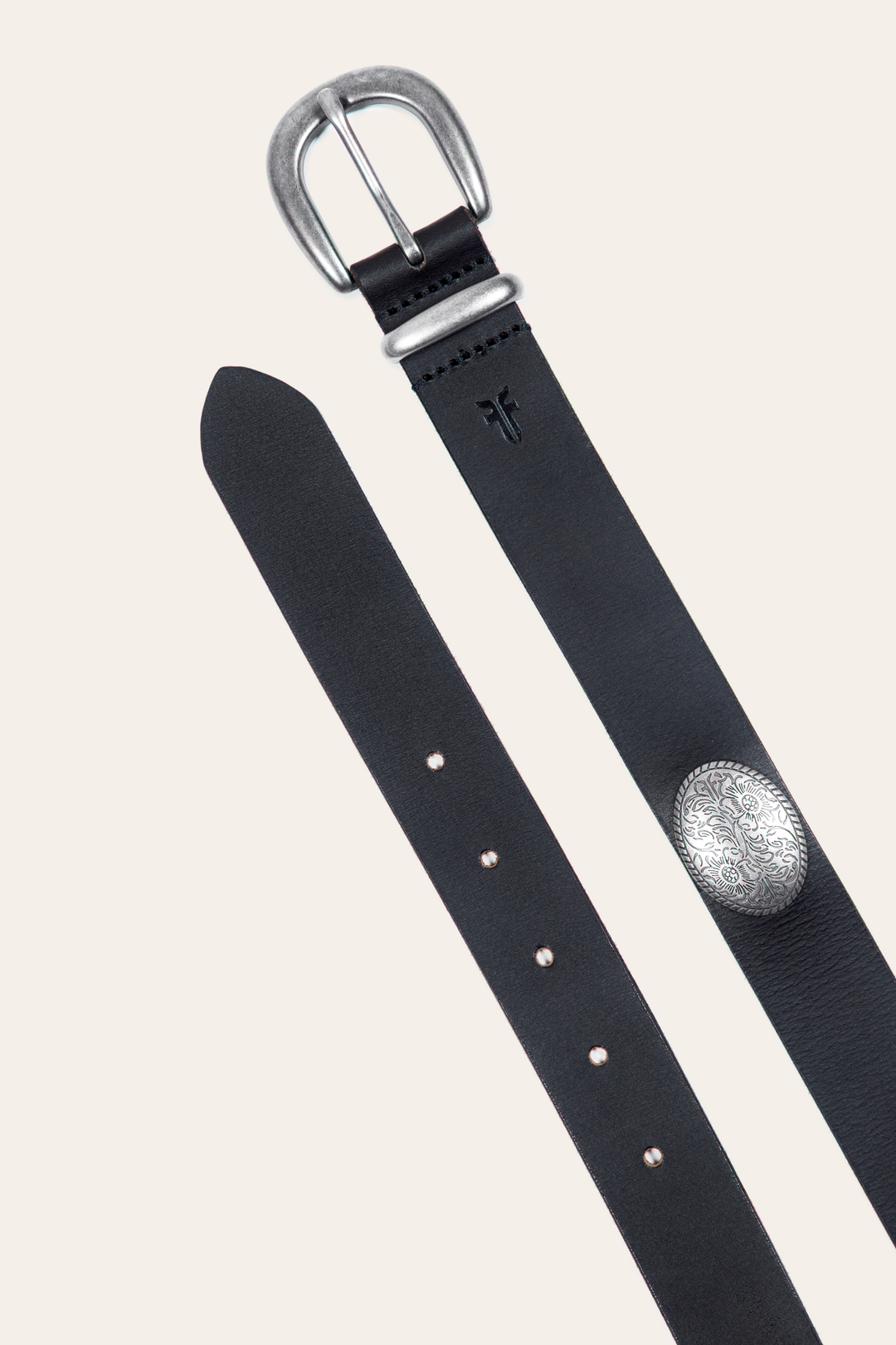 Frye Latest - Women’s Black 30mm Concho Belt