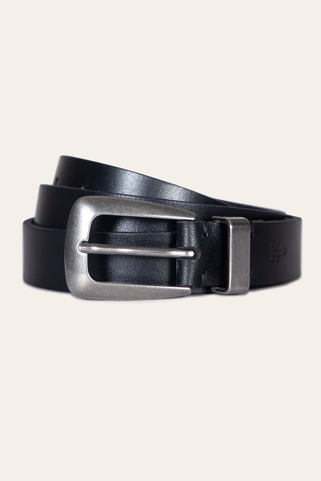 Frye Featured - Women’s Black 25mm Belt With Metal Loop