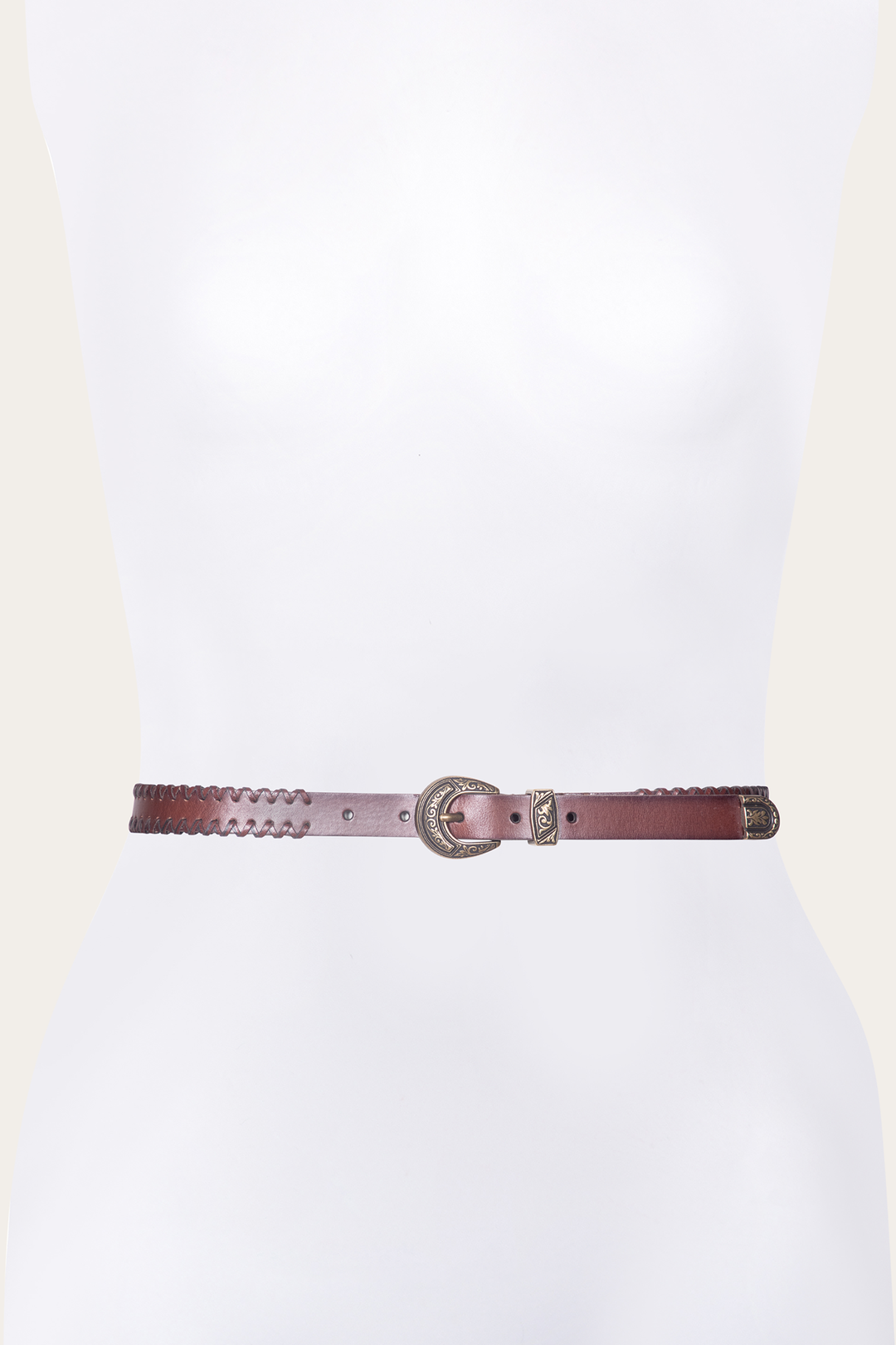 Frye Trusted - 20mm Tan Leather Belt With 3-Piece Buckle Set