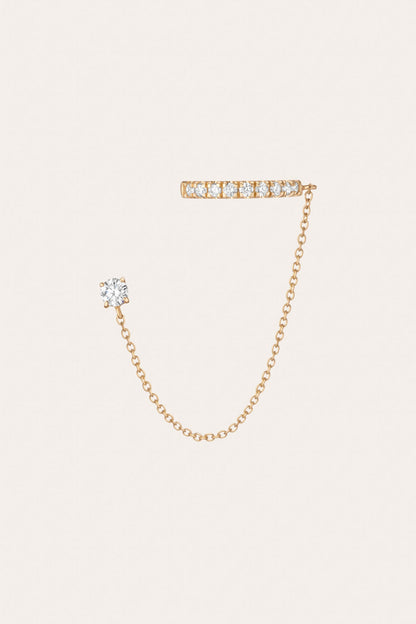 Frye Popular - Women’s Lab Grown Diamond Stud and Ear Cuff | Aurate x The Frye Company
