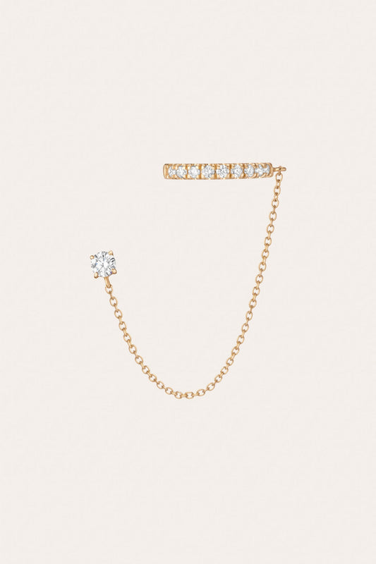 Frye Popular - Women’s Lab Grown Diamond Stud and Ear Cuff | Aurate x The Frye Company