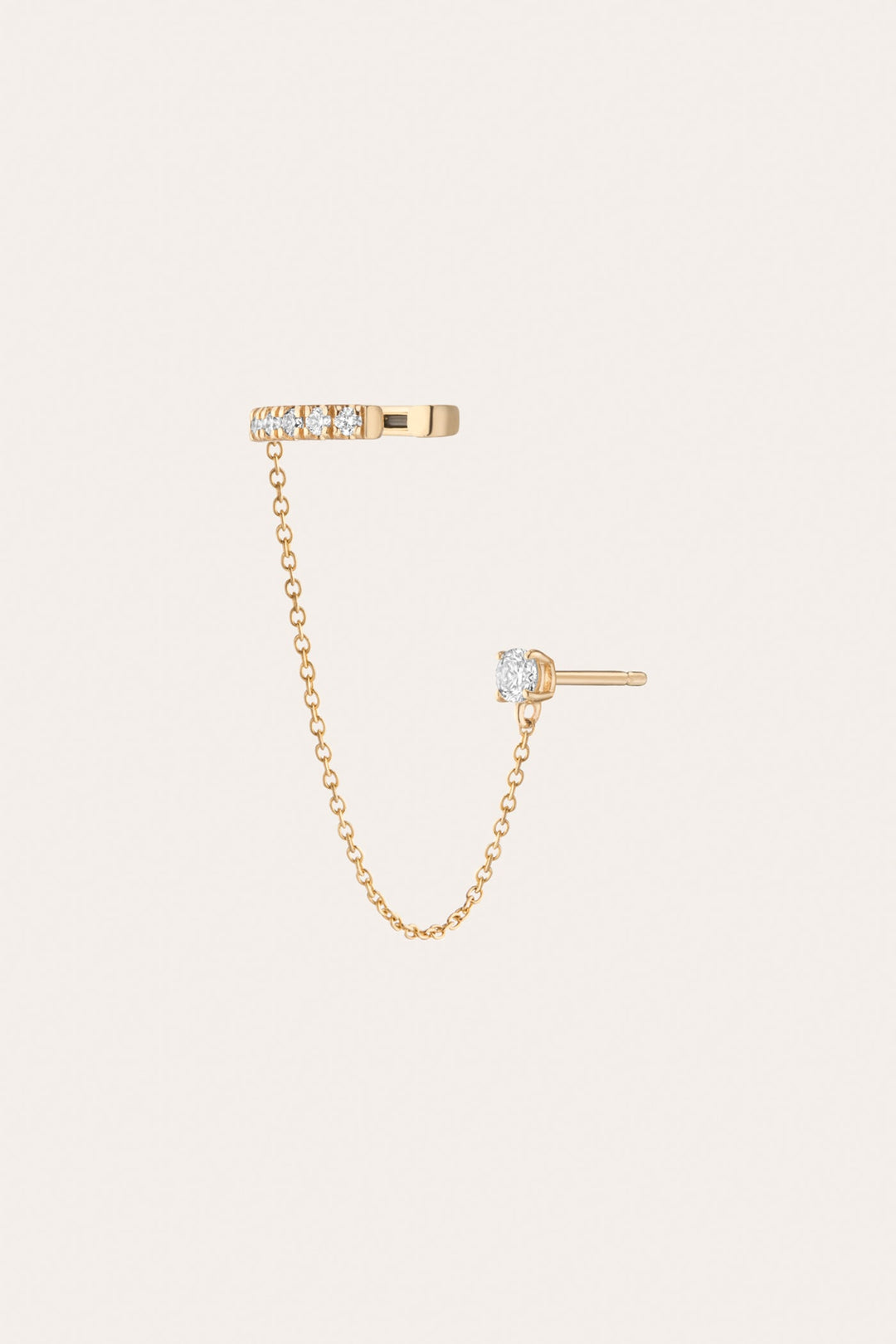Frye Popular - Women’s Lab Grown Diamond Stud and Ear Cuff | Aurate x The Frye Company