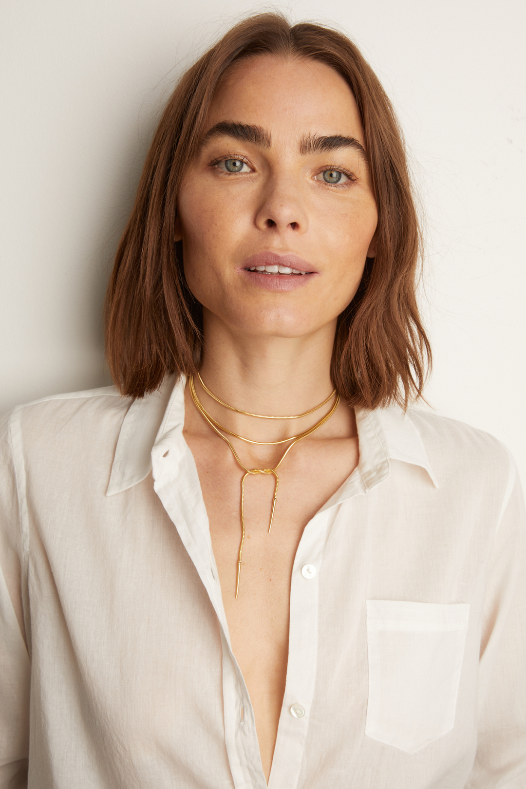 Frye Popular - Women’s Lasso Wrap Necklace | Aurate x The Frye Company